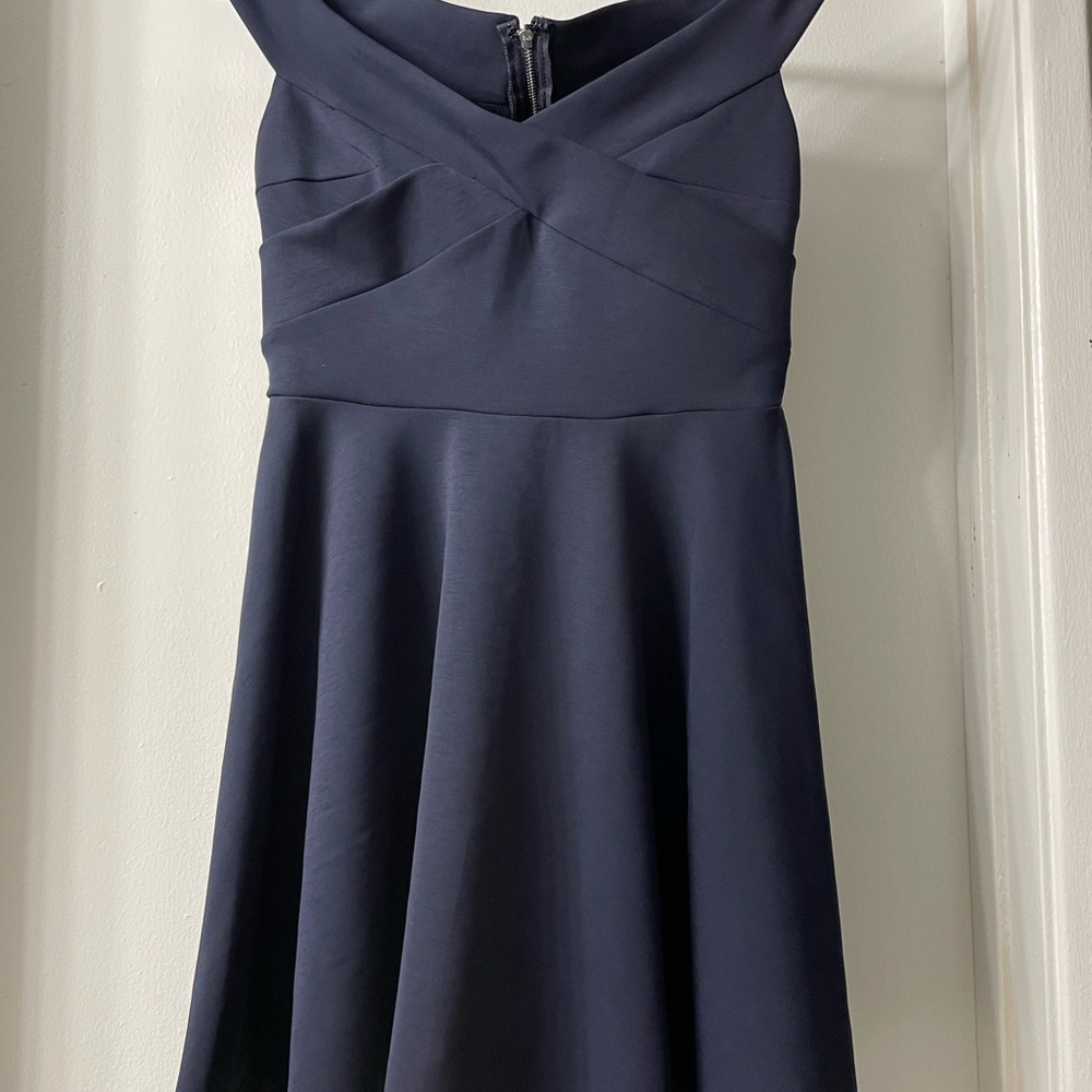 Elegant Navy Blue Dress
